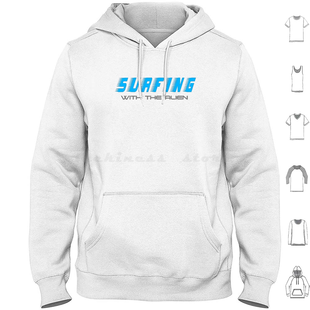 Musical Instrument Name Long - Surfing With The Design Hoodie Cotton
