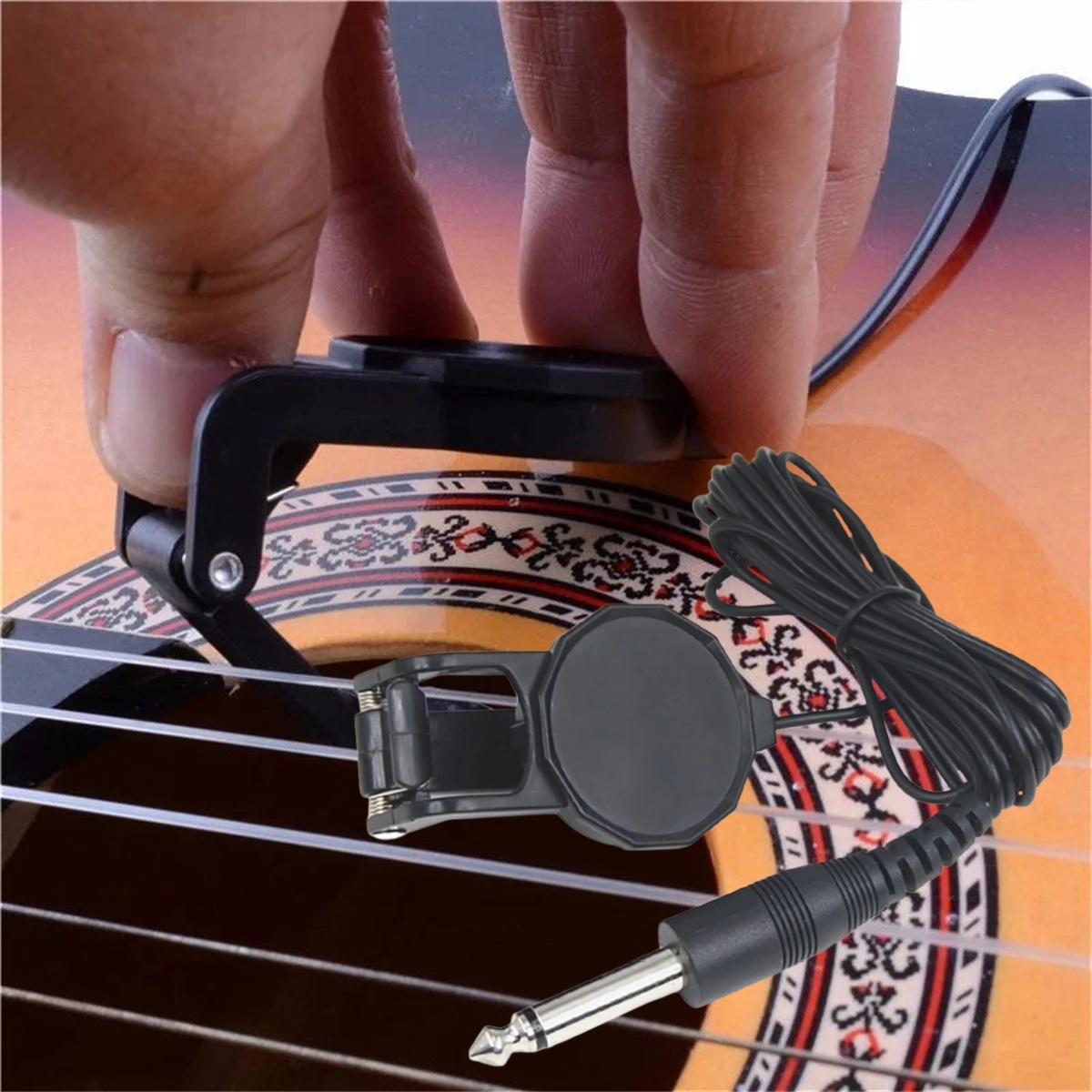 Musical Instrument Banjo - Audio Jack Clip On Pickup/2.5 M
