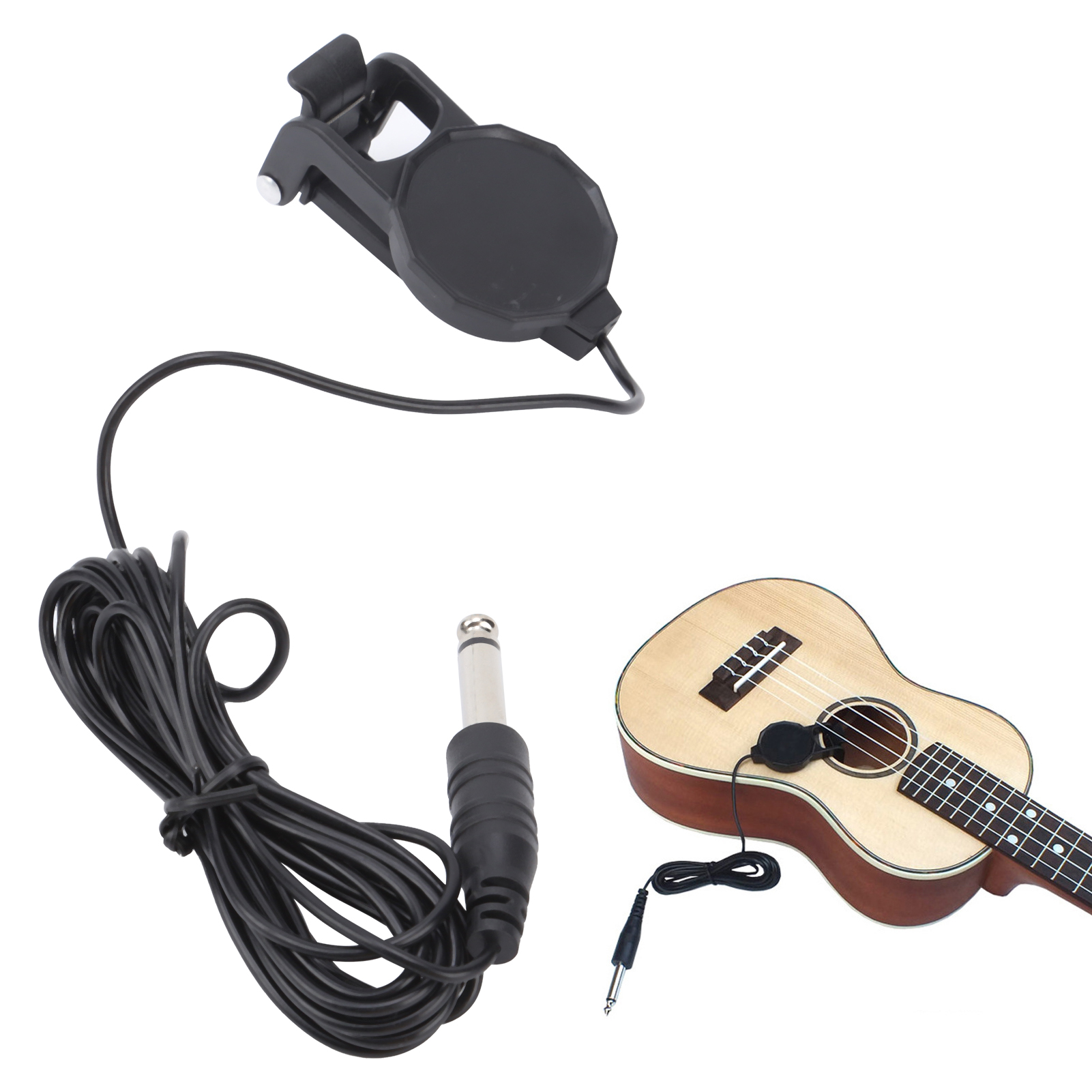 Violin Musical Instrument - Clip-On Pickup Microphone Piezo for Violin