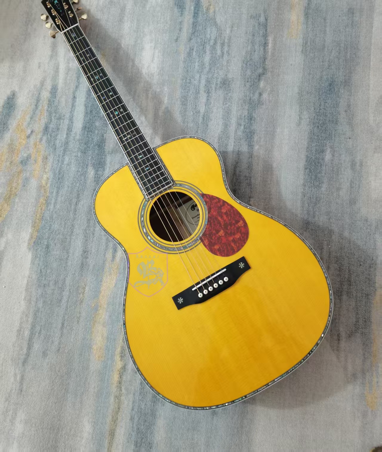 Musical Instrument For Beginners - 6-string brand new OM42 acoustic guitar,