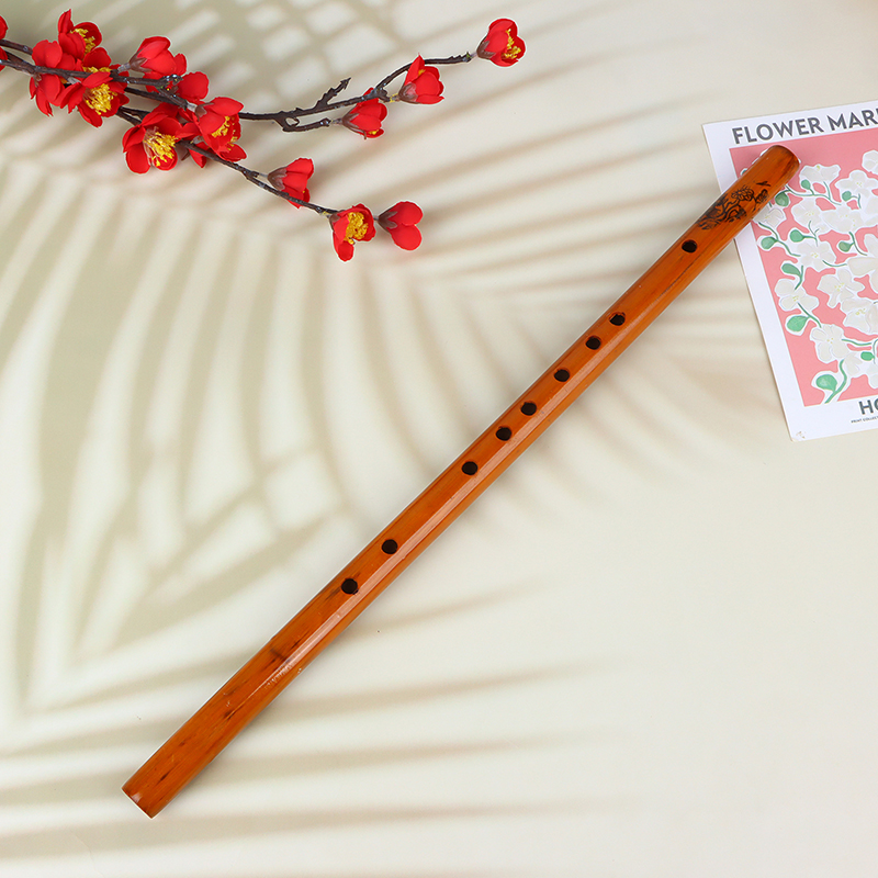 Musical Instrument Xiao - 1Pc 6 Hole Bamboo Flute Clarinet