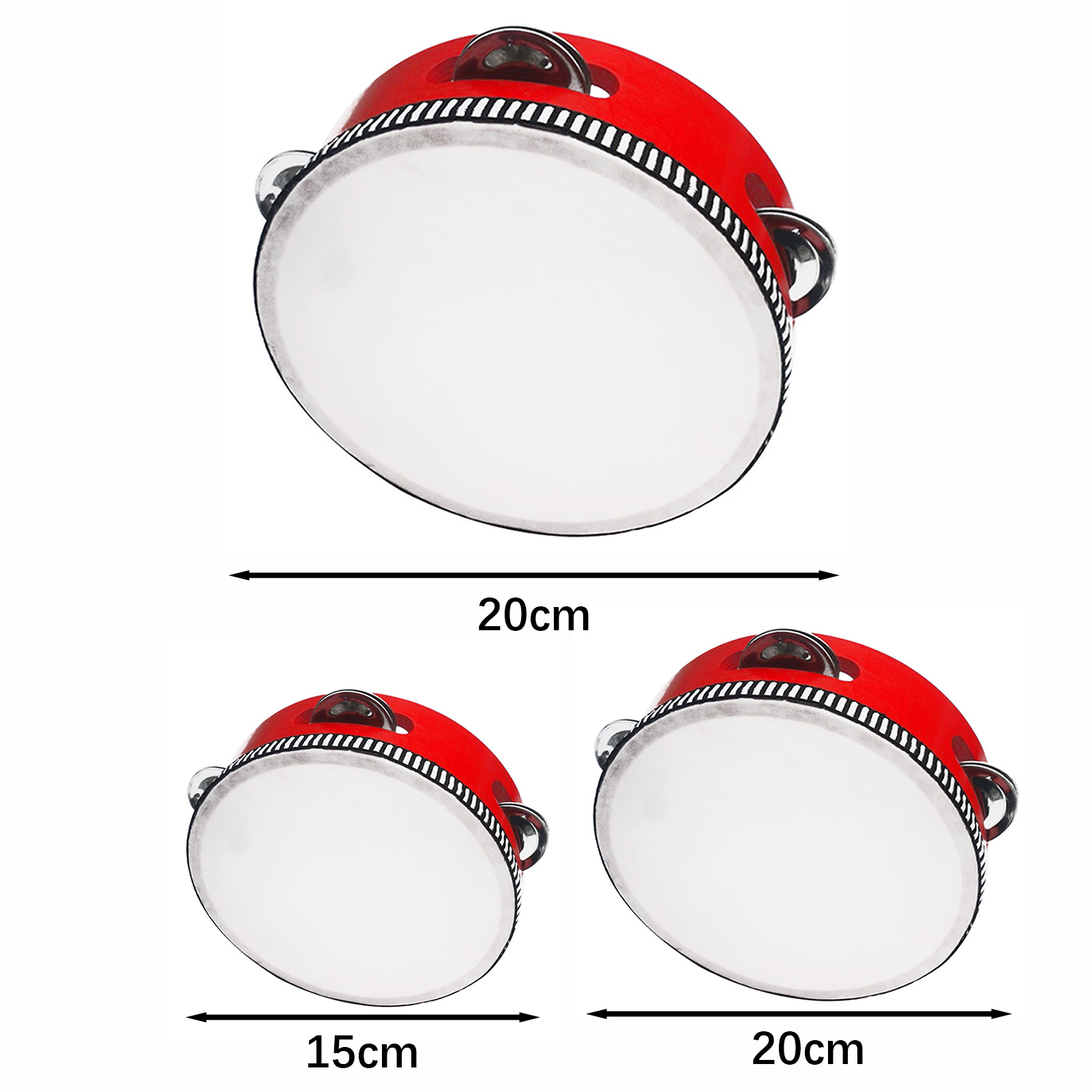 Tambourines For Children Porta - Musical Instrument Kids บทวิจารณ์และราคา