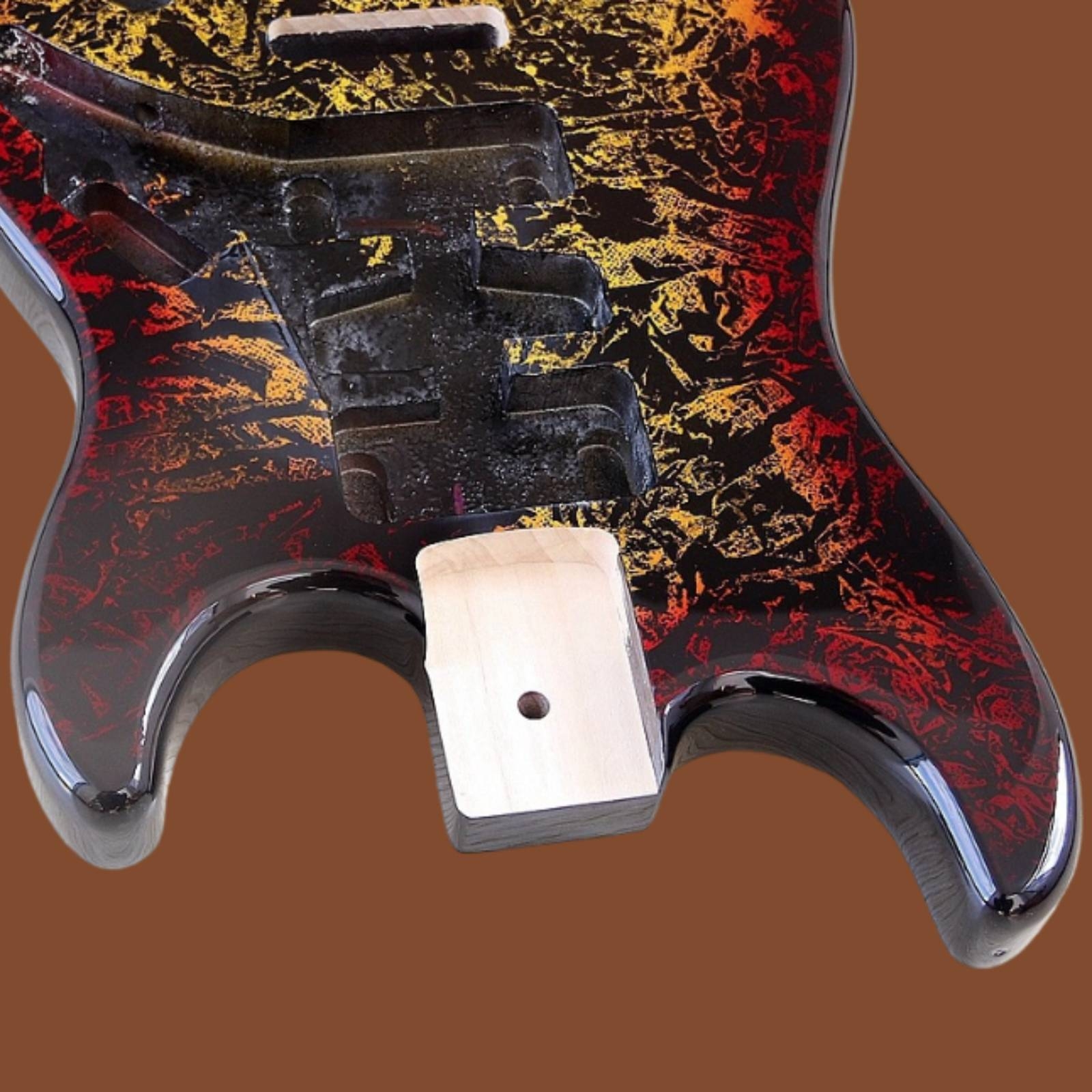 Electric Guitar Body Routed Ca - Musical Instrument For Beginners บทวิจารณ์และราคา