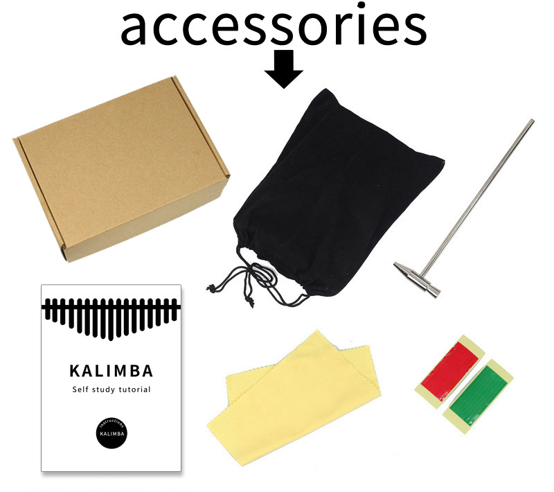 Colorful 21 Key Kalimba Kids C - Musical Instrument Kids บทวิจารณ์และราคา