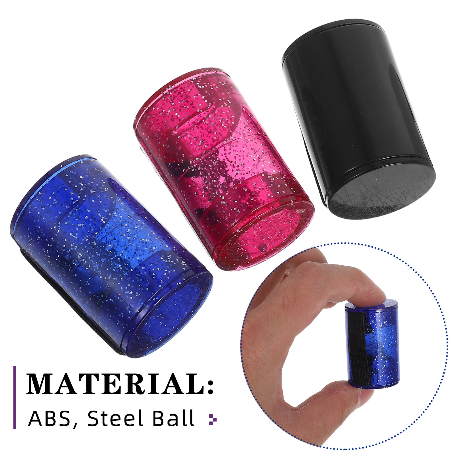 4Pcs Finger Shaker Sand Shaker - Musical Instrument Banjo บทวิจารณ์และราคา