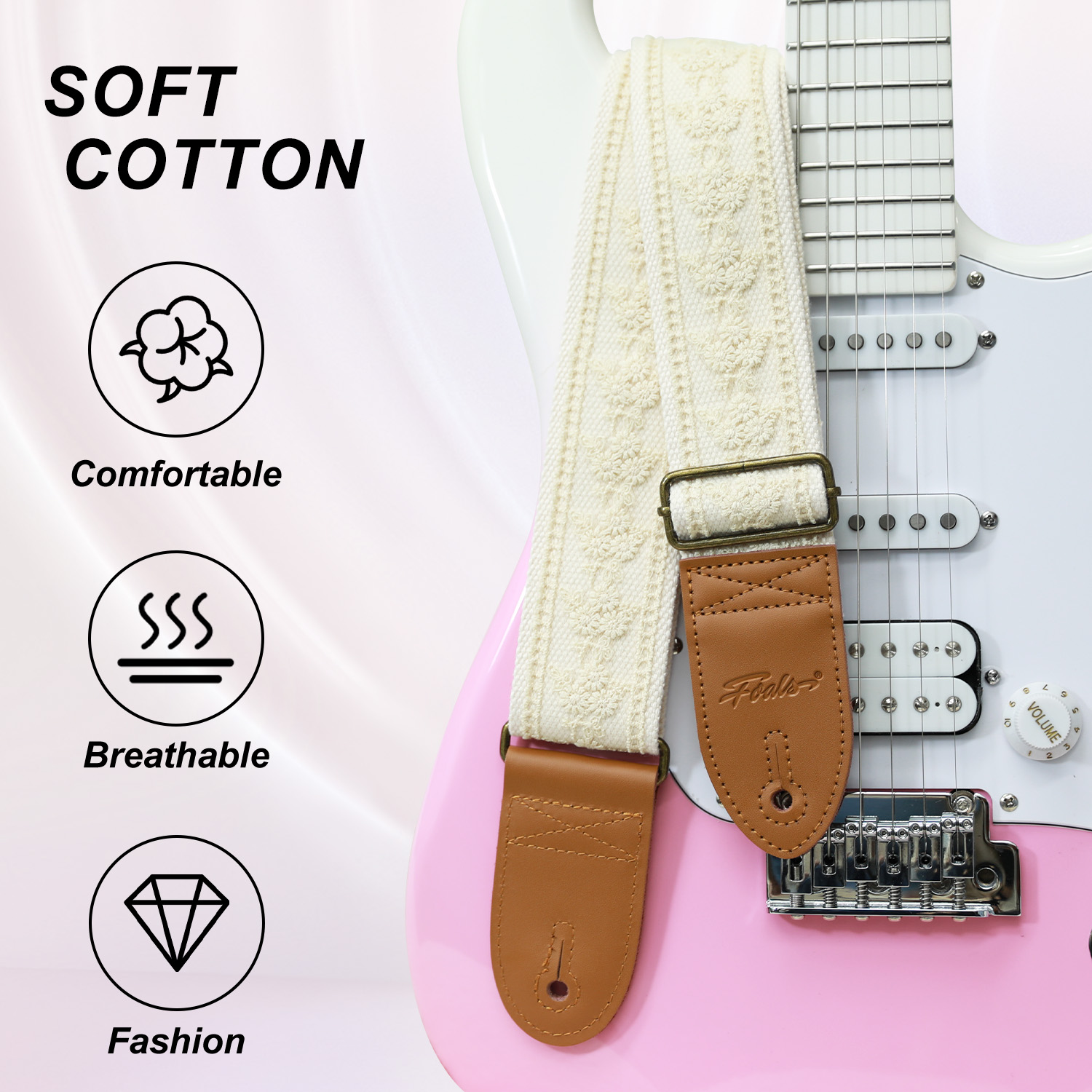 FOALS Guitar Straps Folk Bass  - Musical Instrument Bass บทวิจารณ์และราคา