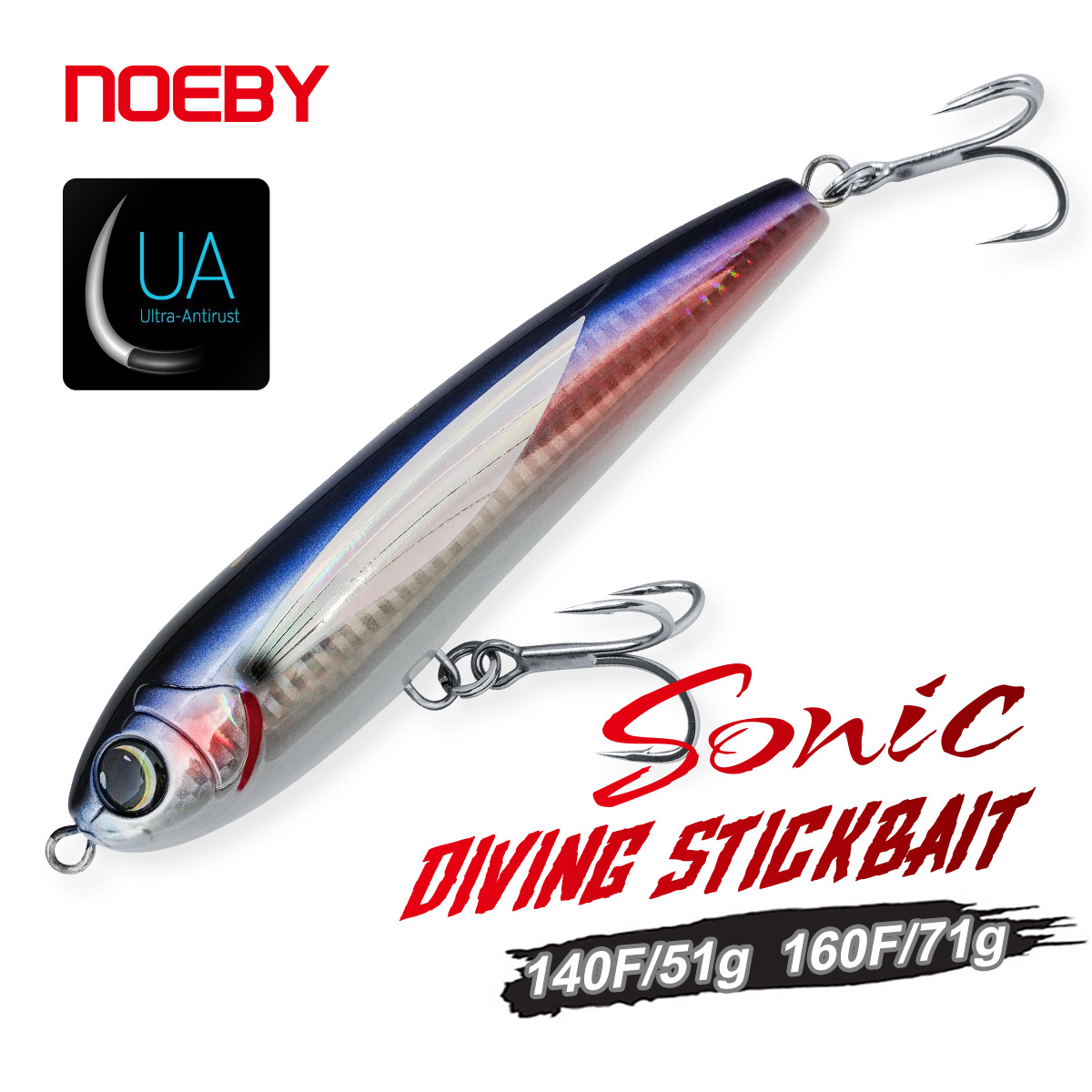 NOEBY Diving Stickbait 140mm 5 - Rain Stick Percussion บทวิจารณ์และราคา