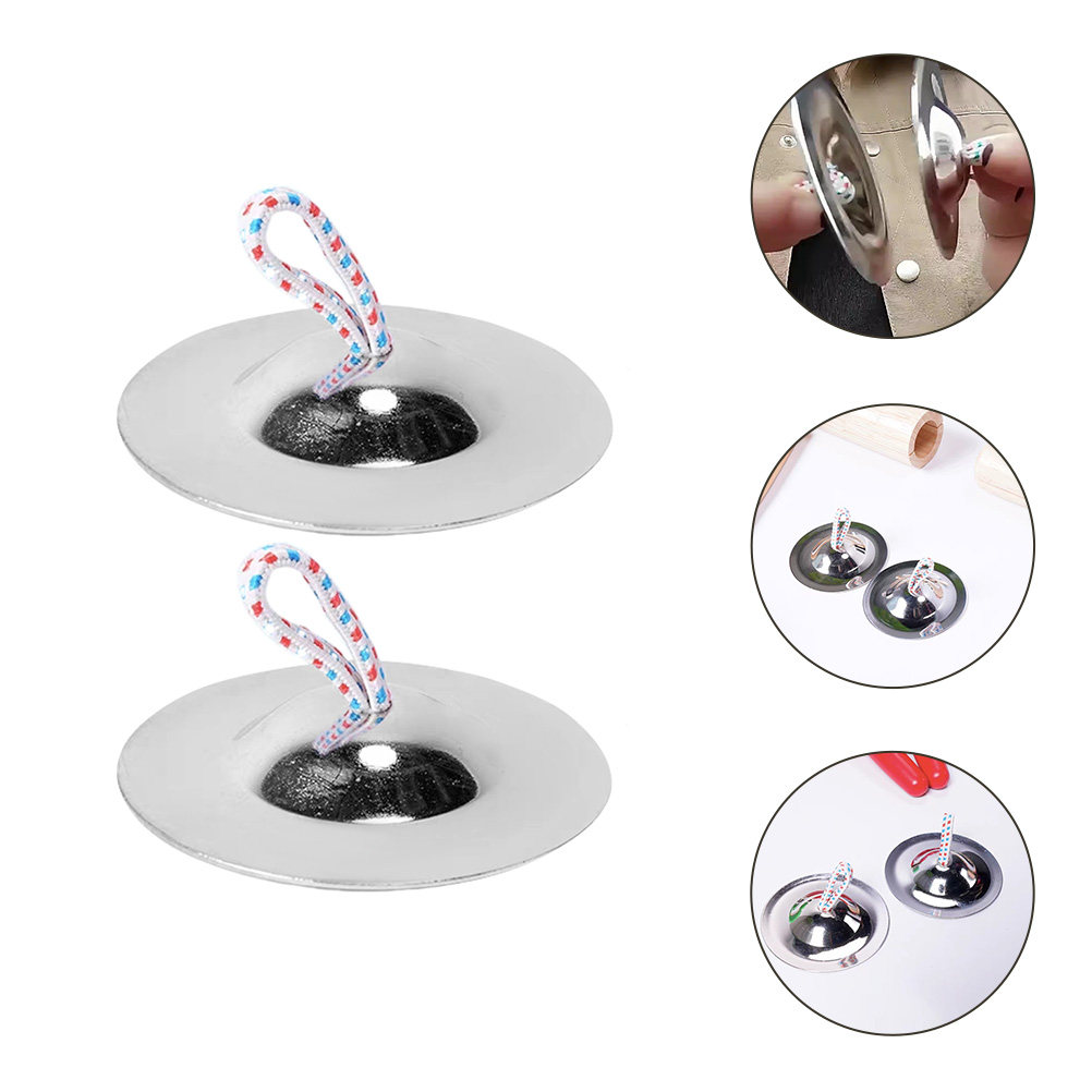 2Pcs Kids Small Finger Cymbals - Musical Instrument Kids บทวิจารณ์และราคา