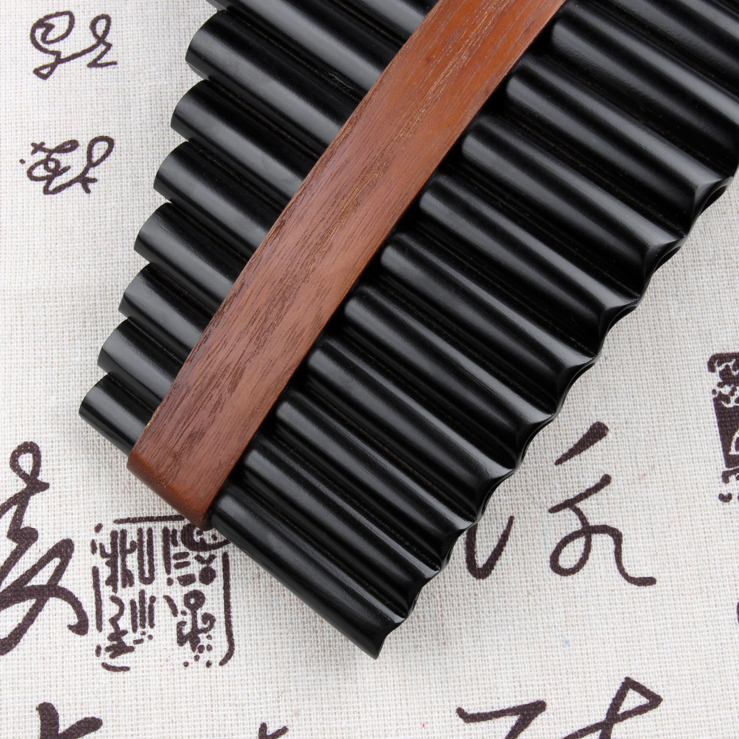 18 Pipes BrownPan Flute F Key  - Musical Instrument Pipe บทวิจารณ์และราคา