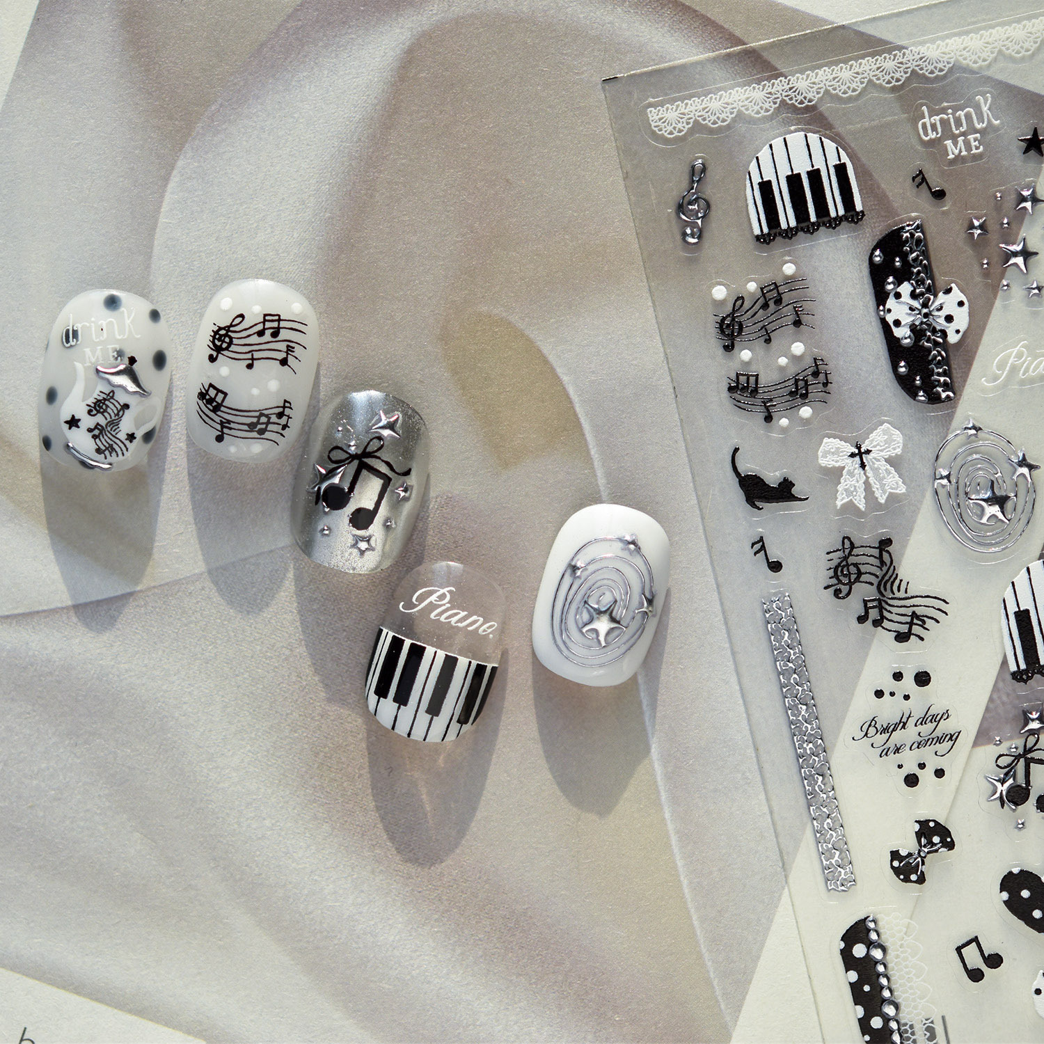 1sheet Cute Elegant Polka Dots - Musical Instrument Painting บทวิจารณ์และราคา