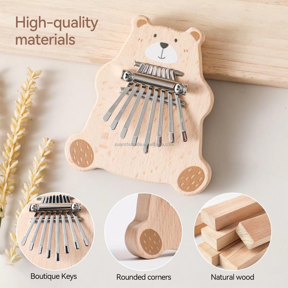 8 Key Mini Kalimba Portable Th - Musical Instrument Kids บทวิจารณ์และราคา