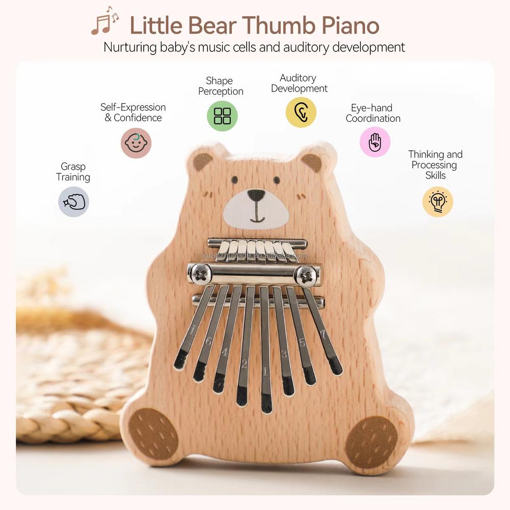 8 Key Mini Kalimba Portable Th - Musical Instrument Kids บทวิจารณ์และราคา