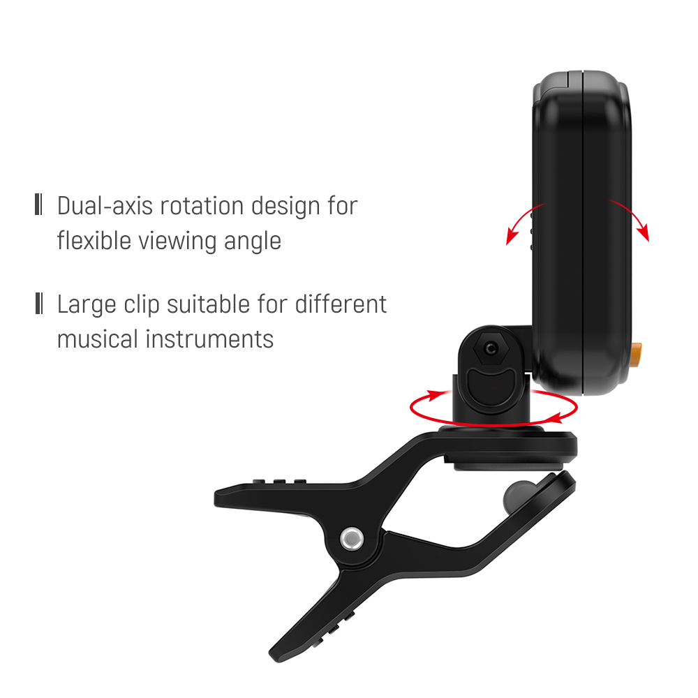 AT-01A Rotatable Clip-on Tuner - Violin Musical Instrument บทวิจารณ์และราคา