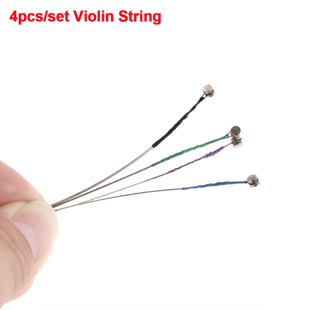 4pcs/set Violin Strings E-A-D- - Violin Musical Instrument บทวิจารณ์และราคา