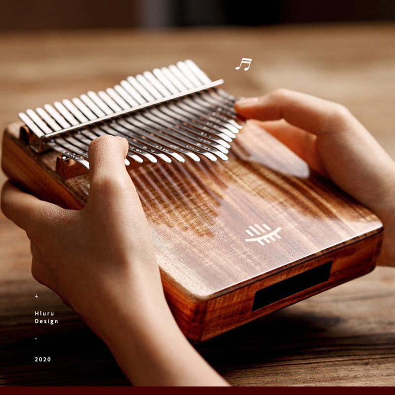 Hluru Kalimba 17 Keys with Hol - Musical Instrument For Beginners บทวิจารณ์และราคา