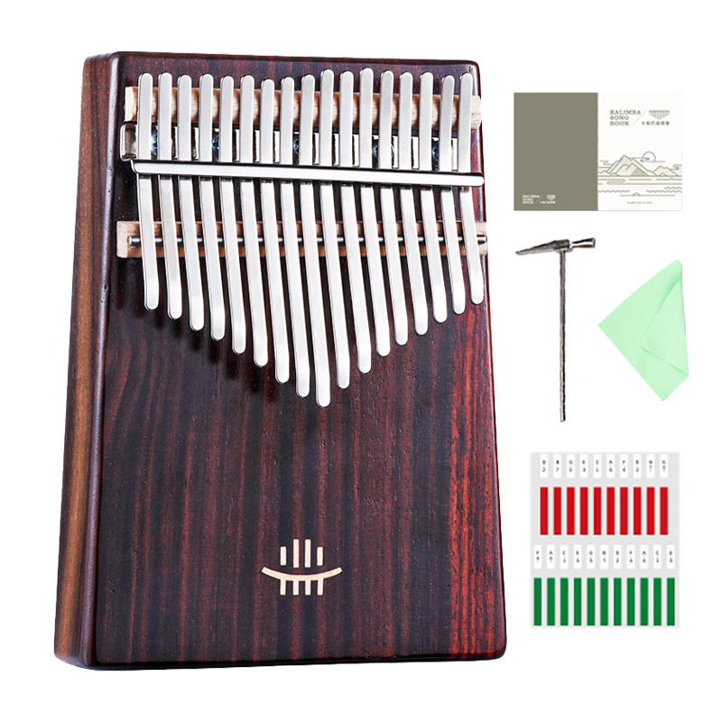 Hluru Kalimba 17 Keys with Hol - Musical Instrument For Beginners บทวิจารณ์และราคา