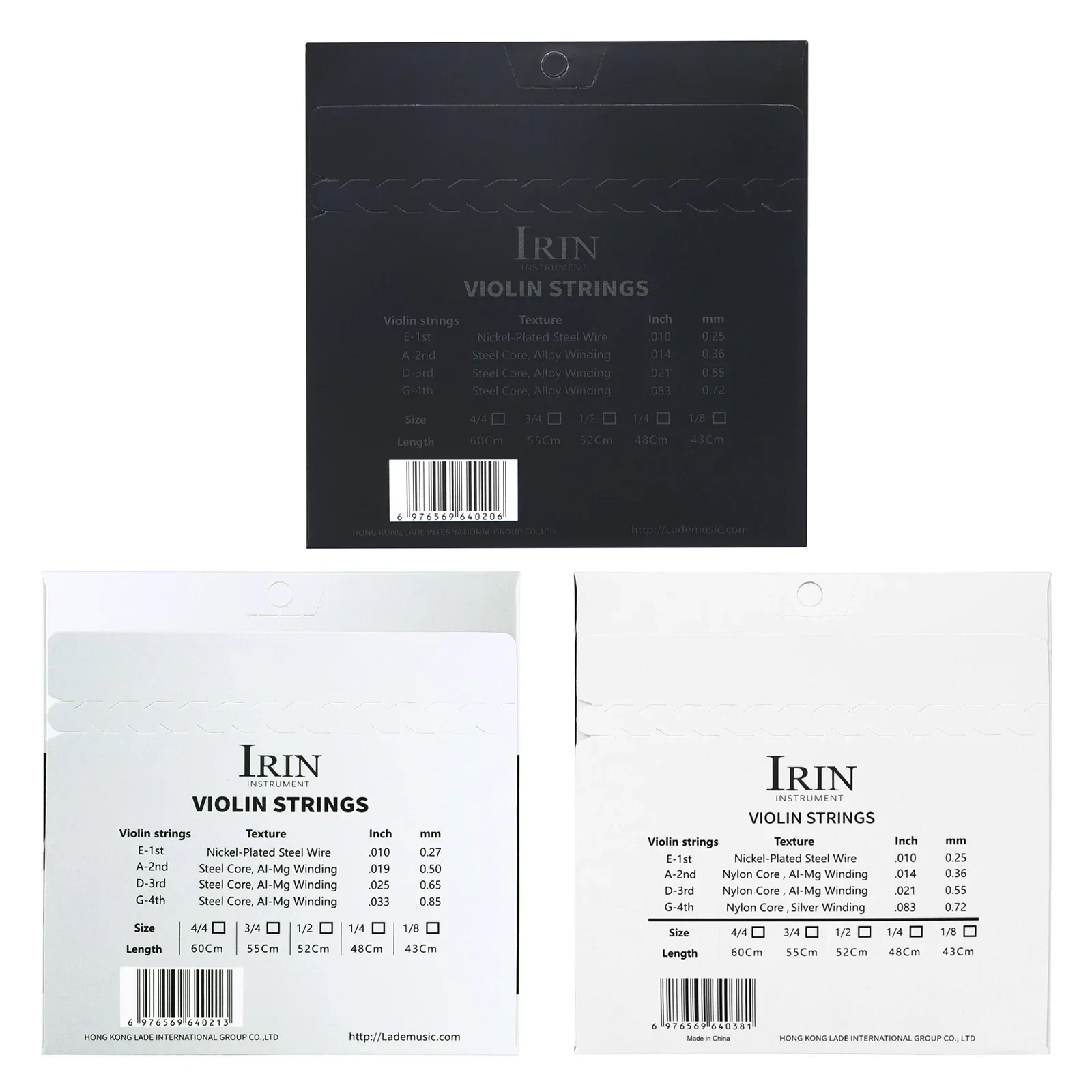 IRIN Violin Strings Profession - Violin Musical Instrument บทวิจารณ์และราคา