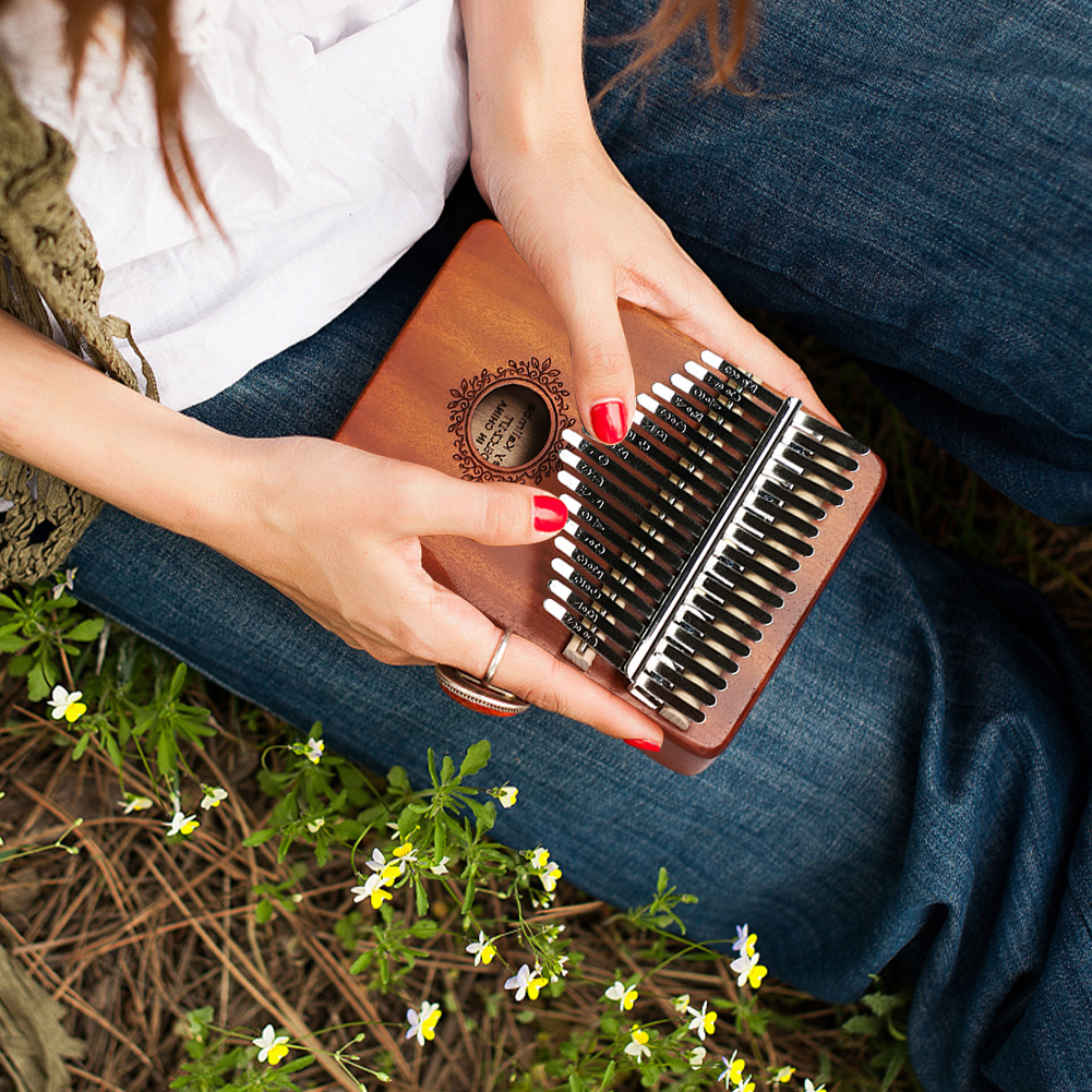 8/17Keys Mini Wooden Kalimba H - Musical Instrument Kids บทวิจารณ์และราคา