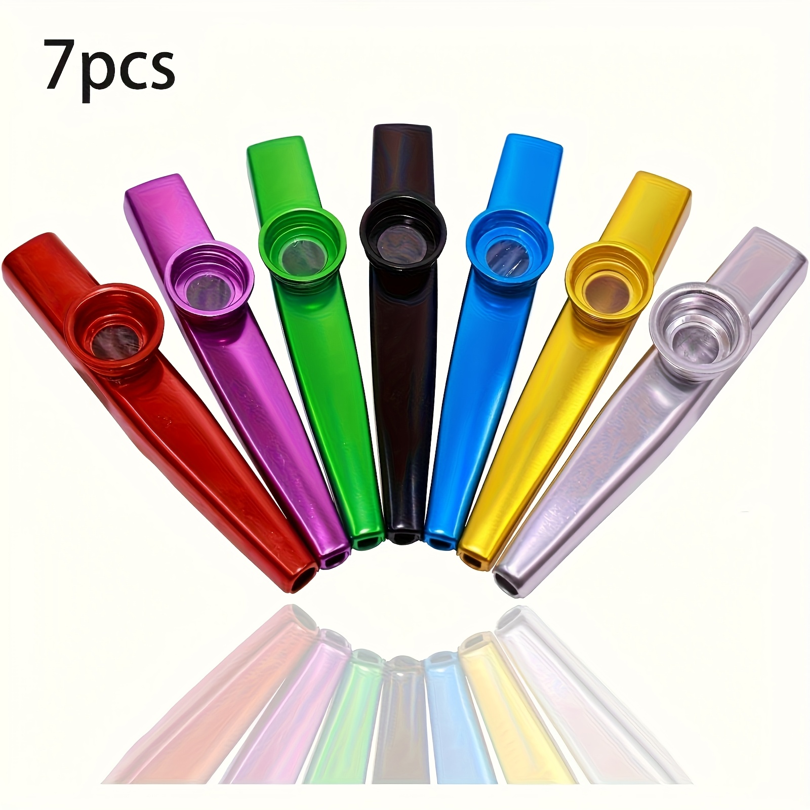 7pcs Metal Kazoos Simple Desig - Violin Musical Instrument บทวิจารณ์และราคา