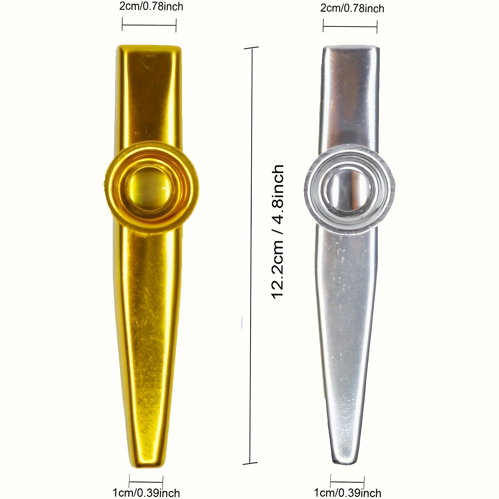 7pcs Metal Kazoos Simple Desig - Violin Musical Instrument บทวิจารณ์และราคา