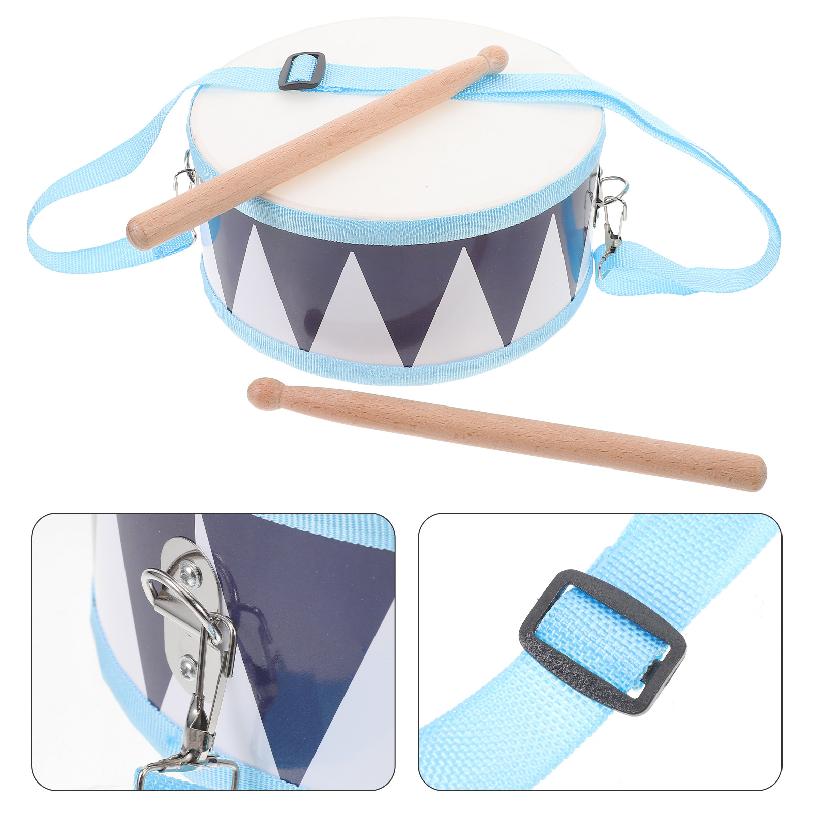 1Set Kids Snare Drum Wood Perc - Musical Instrument Kids บทวิจารณ์และราคา
