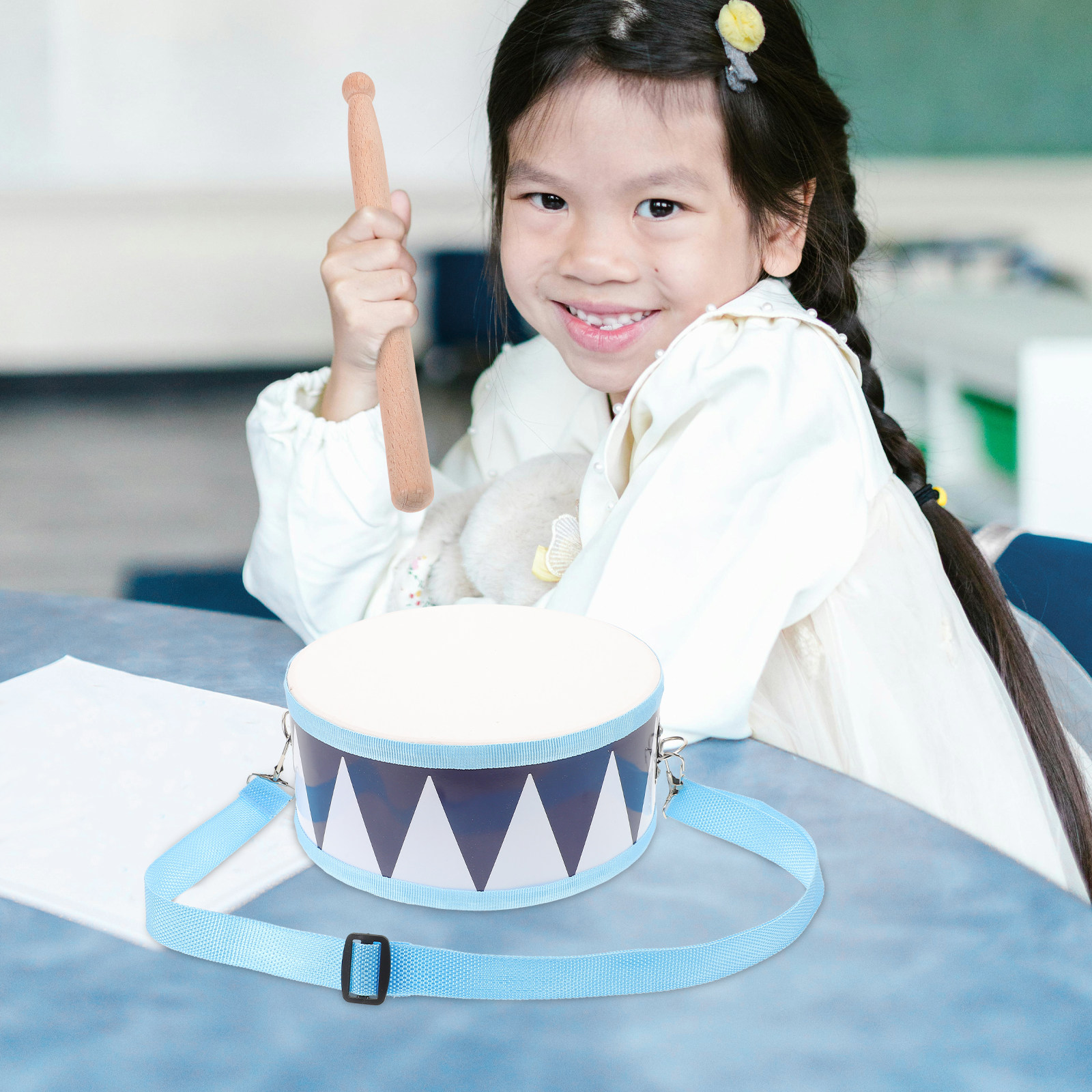 1Set Kids Snare Drum Wood Perc - Musical Instrument Kids บทวิจารณ์และราคา