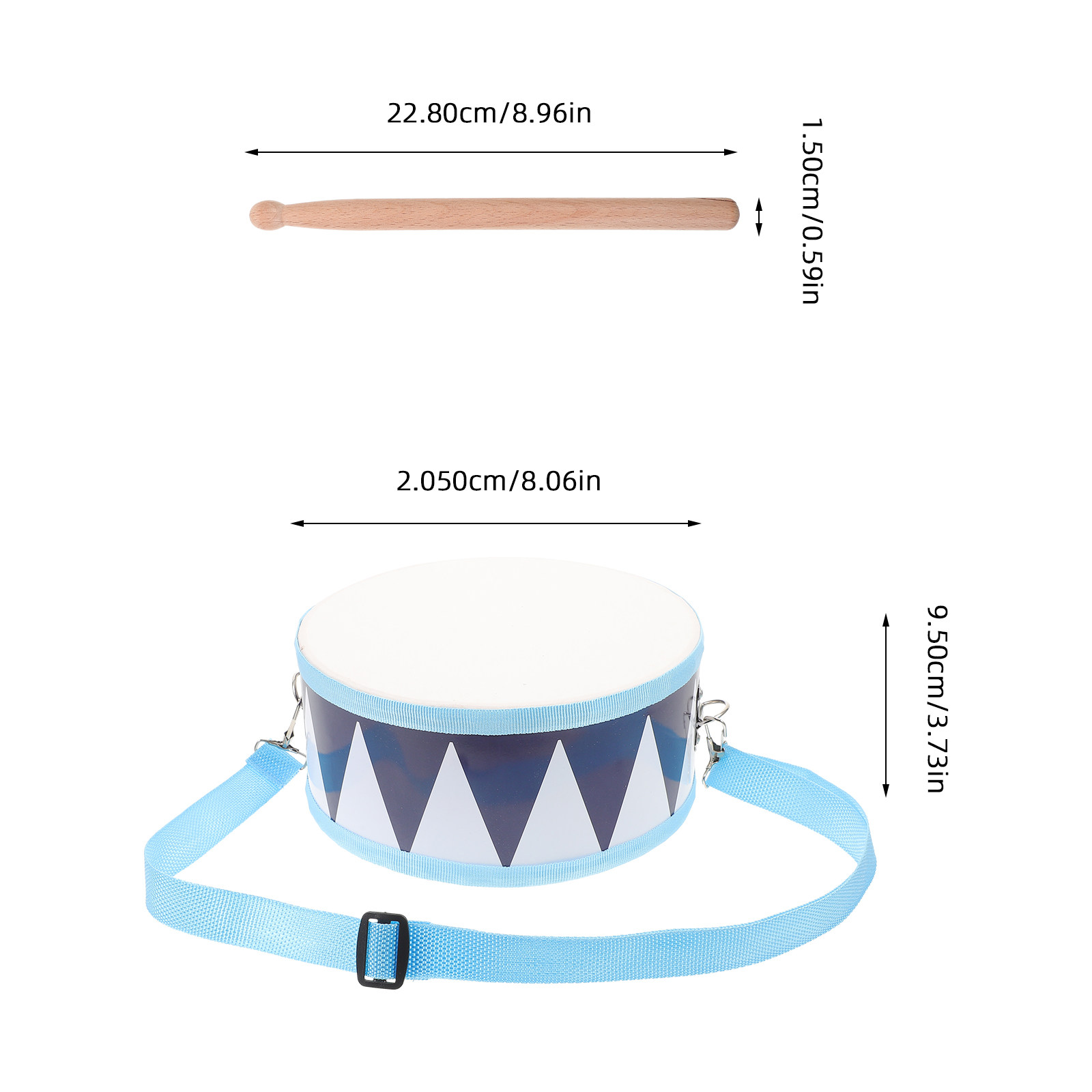 1Set Kids Snare Drum Wood Perc - Musical Instrument Kids บทวิจารณ์และราคา