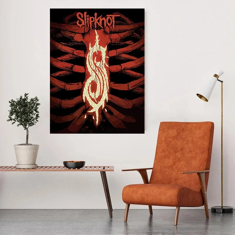 Heavy Metal Band Rap-Metal Mus - Musical Instrument Painting บทวิจารณ์และราคา