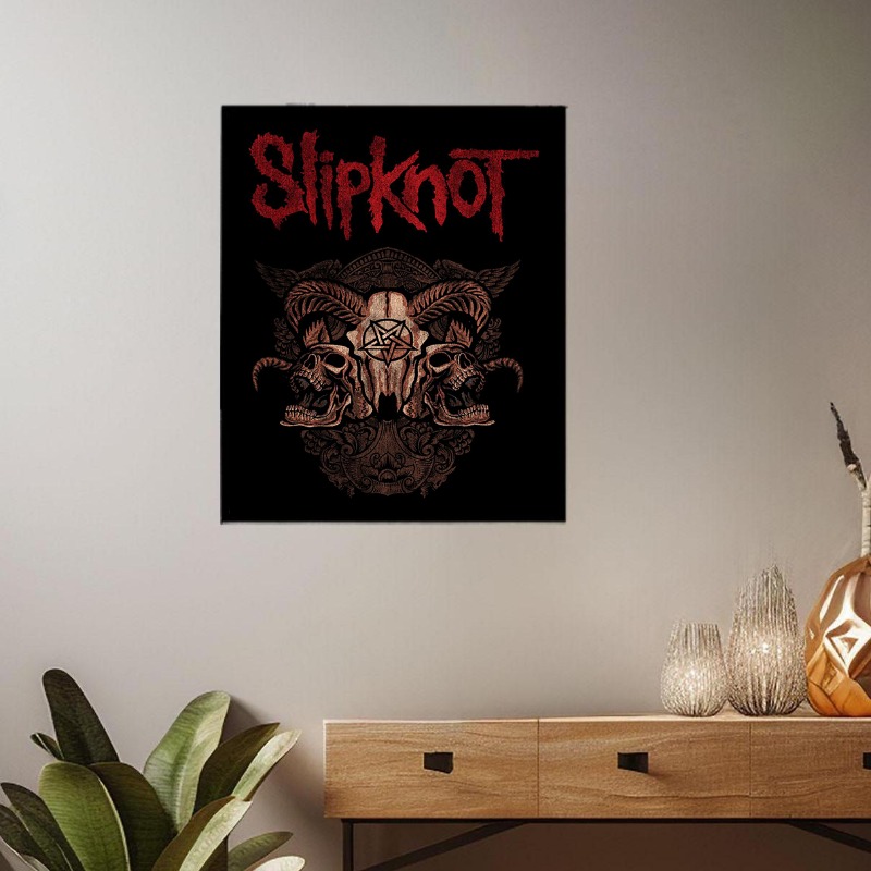 Heavy Metal Band Rap-Metal Mus - Musical Instrument Painting บทวิจารณ์และราคา