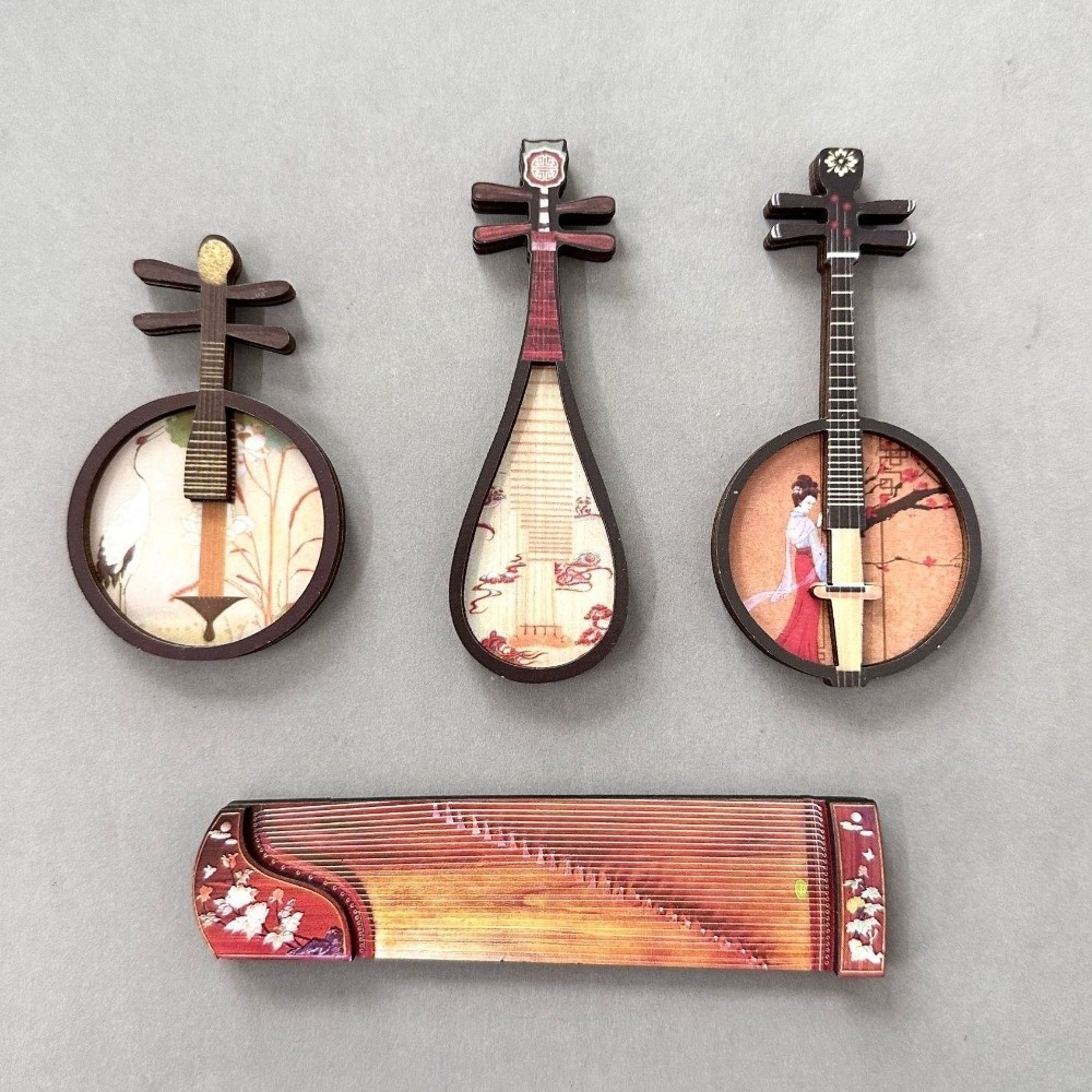 4PCS/SET Chinese Style Musical - Musical Instrument Ancient บทวิจารณ์และราคา