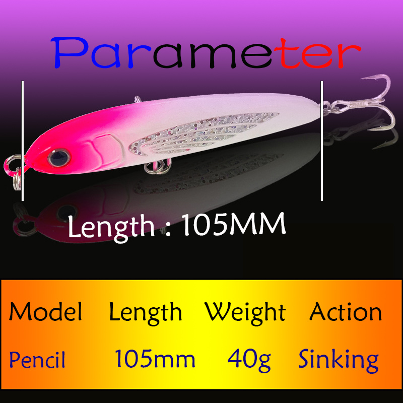 Testar Fishing Lure 105mm 40g  - Rain Stick Percussion บทวิจารณ์และราคา