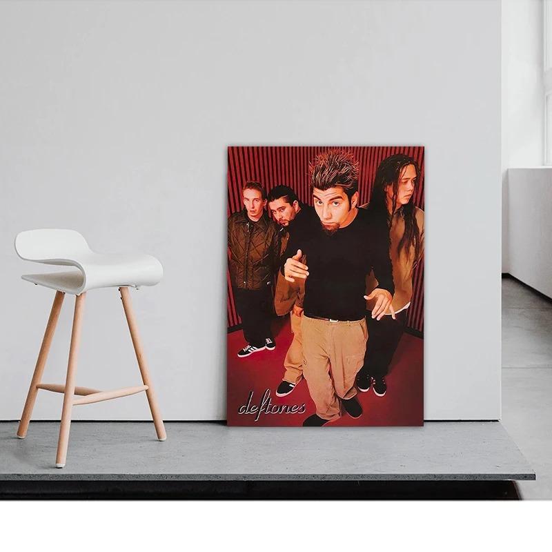 Retro Band Deftones Poster Aes - Musical Instrument Painting บทวิจารณ์และราคา