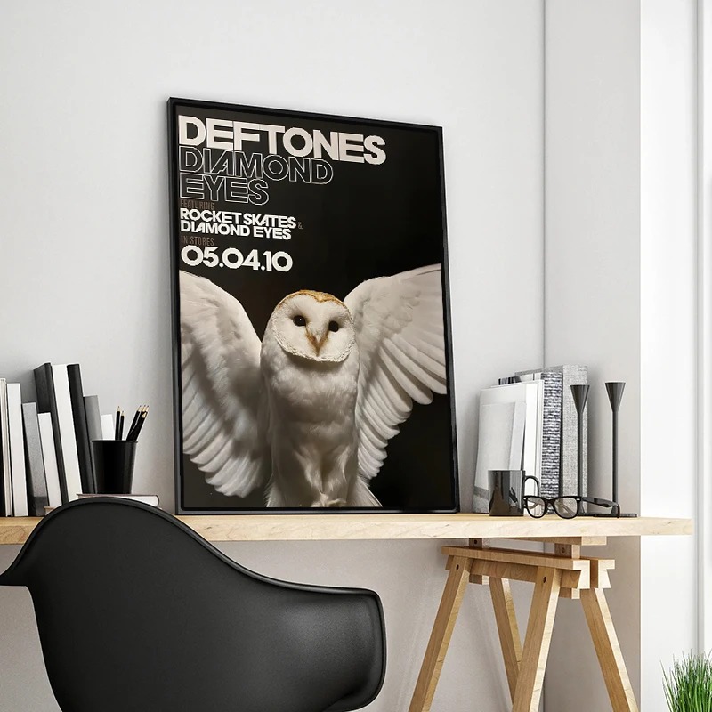 Retro Band Deftones Poster Aes - Musical Instrument Painting บทวิจารณ์และราคา