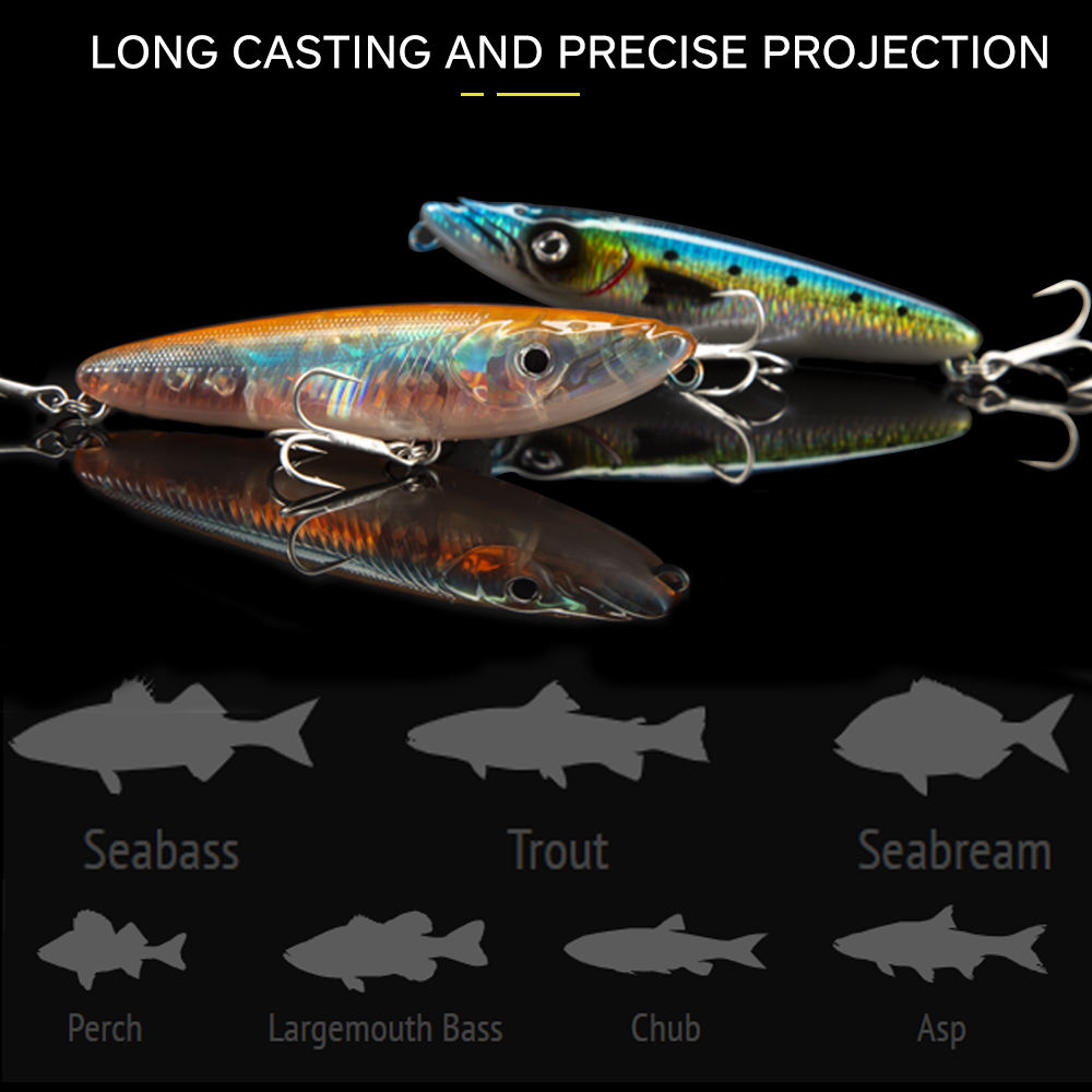 D1 Fishing Topwater Bait Surfa - Rain Stick Percussion บทวิจารณ์และราคา