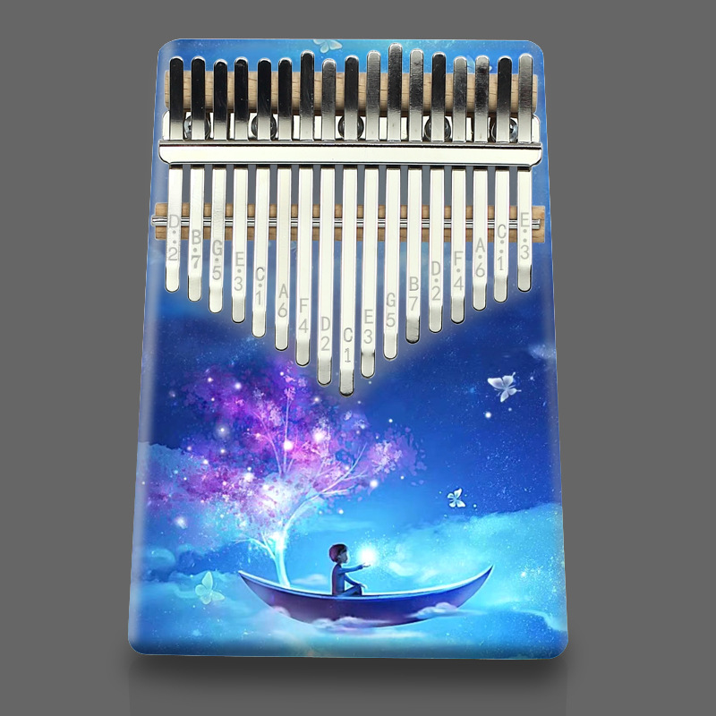 17-Tone Kalimba Color Thumb Pi - Musical Instrument For Beginners บทวิจารณ์และราคา