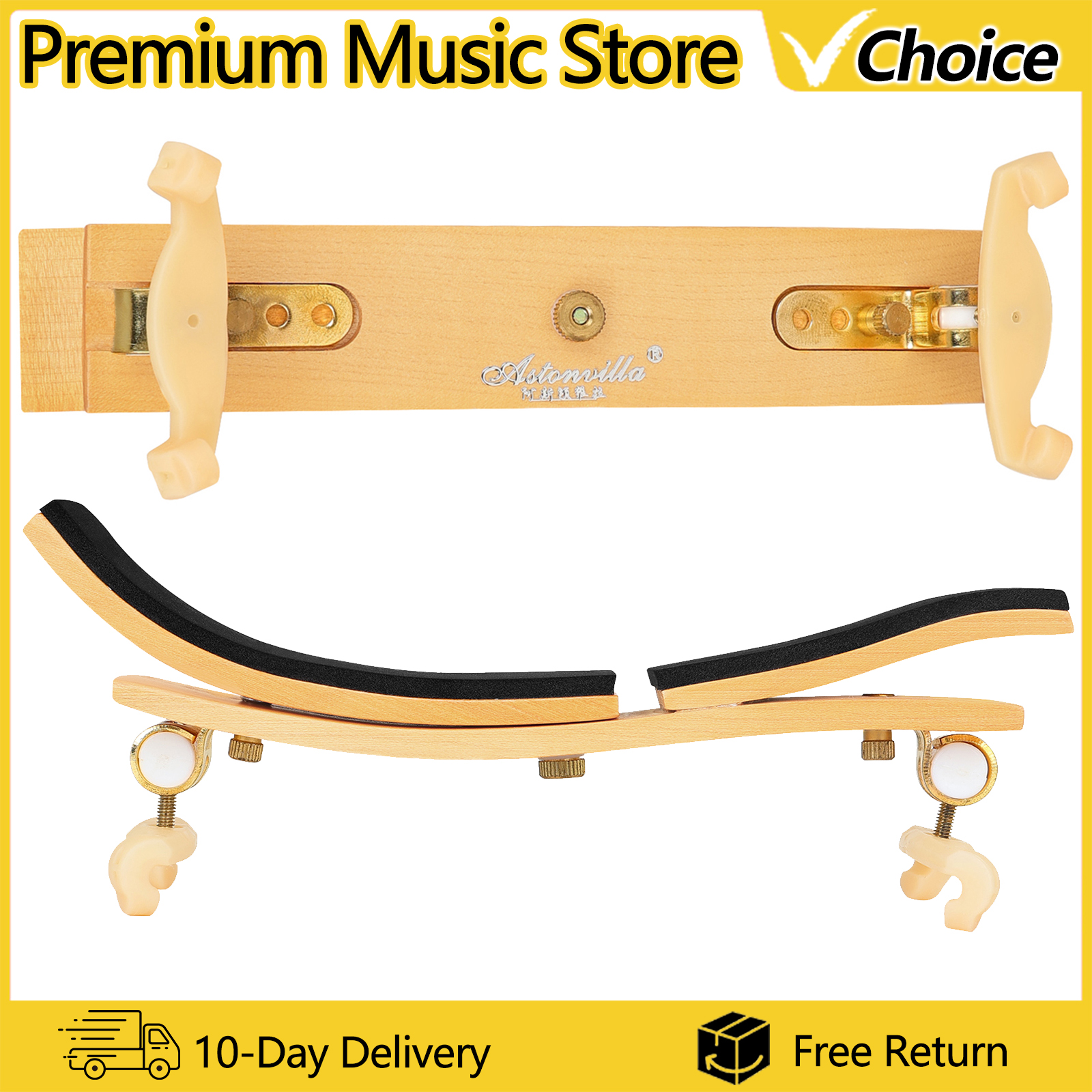 Astonvilla Violin Shoulder Res - Violin Musical Instrument บทวิจารณ์และราคา