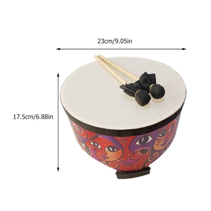 Drum Floor Kids Toy Percussion - Musical Instrument From India บทวิจารณ์และราคา