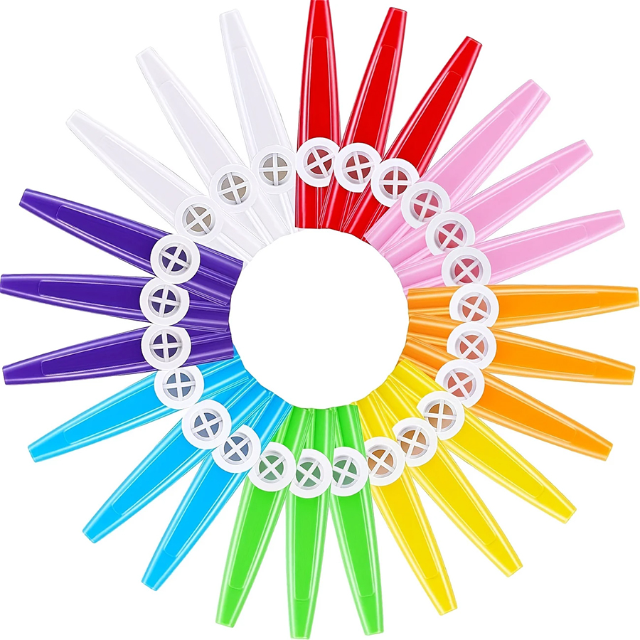 6pcs 11.5cm Plastic Kazoo Anci - Musical Instrument Ancient บทวิจารณ์และราคา