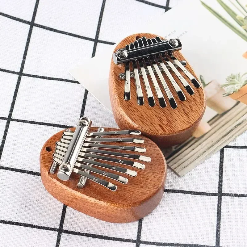 1Pcs Wood Mini Thumb Piano Mus - Musical Instrument For Beginners บทวิจารณ์และราคา