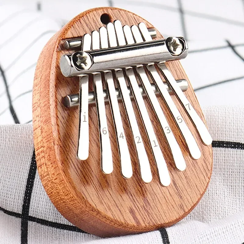 1Pcs Wood Mini Thumb Piano Mus - Musical Instrument For Beginners บทวิจารณ์และราคา