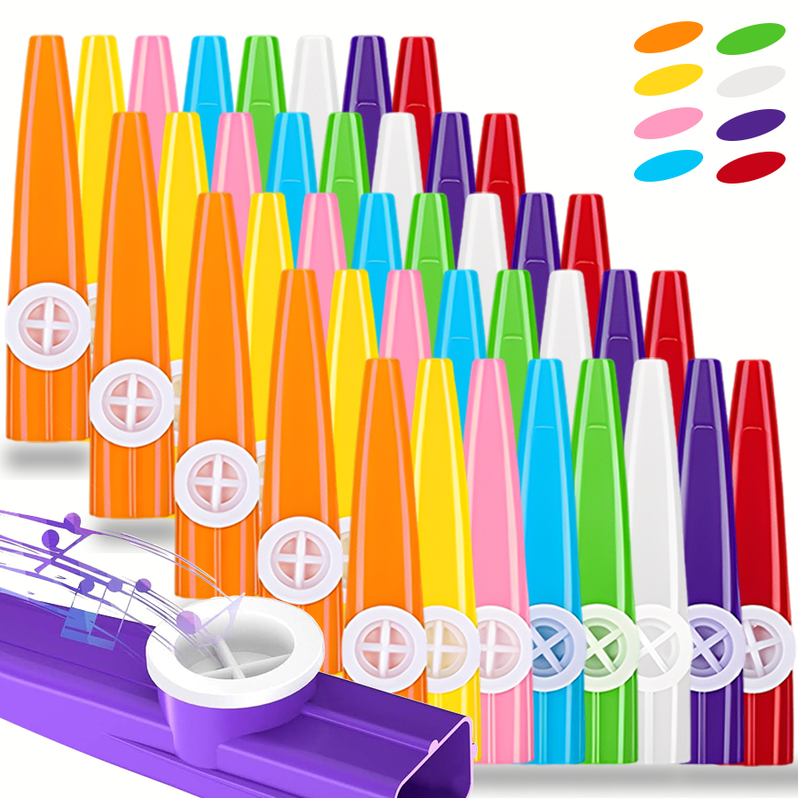 4/8/12pcs Plastic Kazoo Ancien - Musical Instrument Ancient บทวิจารณ์และราคา