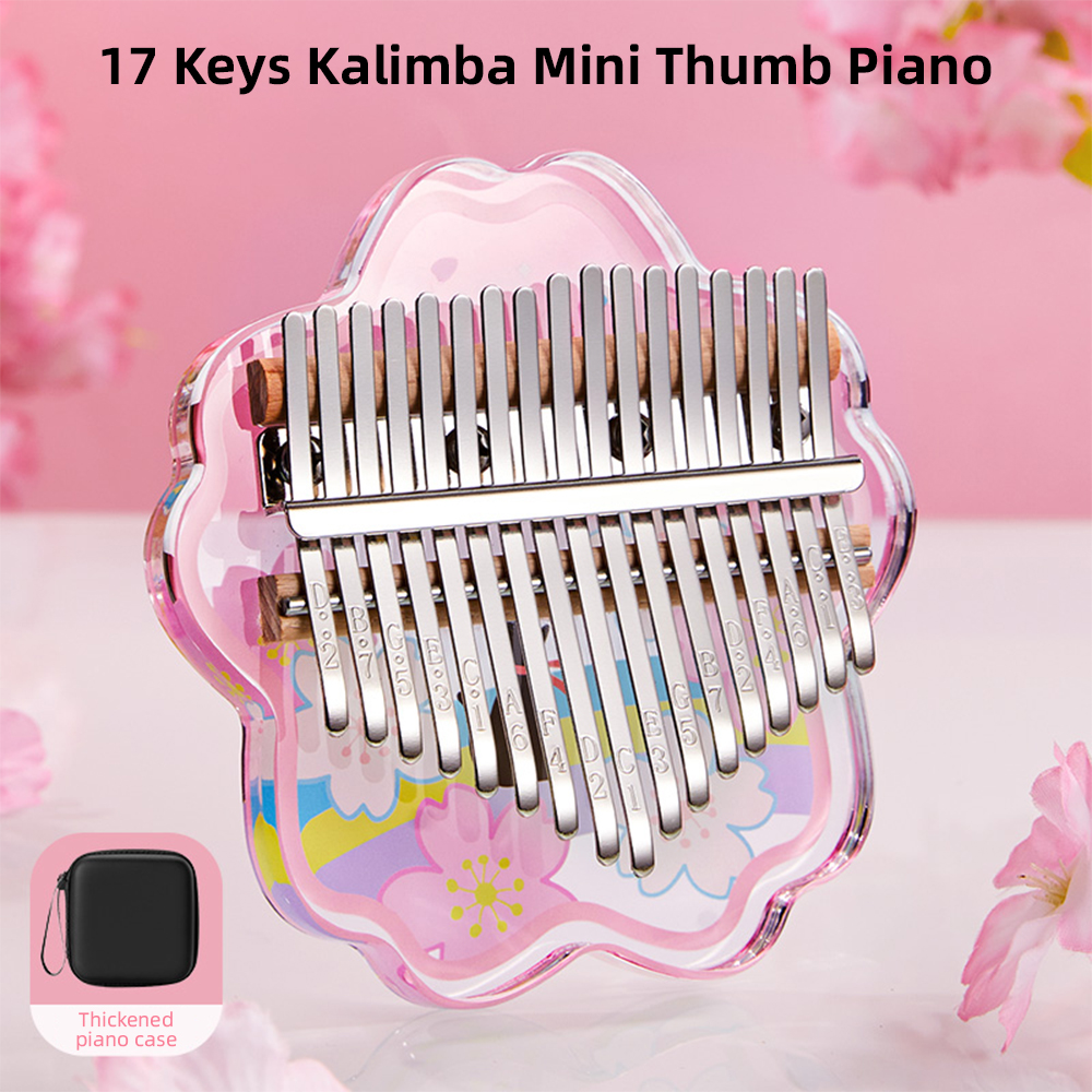 Mini Thumb Piano 17 Keys Porta - Musical Instrument For Beginners บทวิจารณ์และราคา