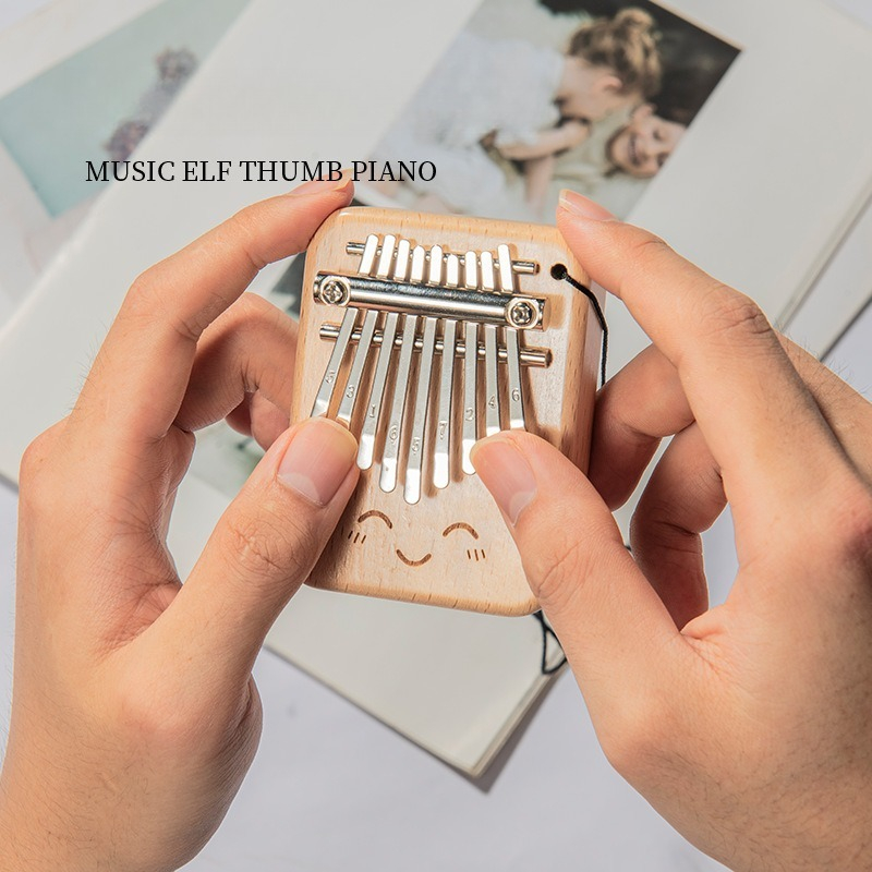 Solid Wood 9-tone Mini Thumb P - Musical Instrument For Beginners บทวิจารณ์และราคา