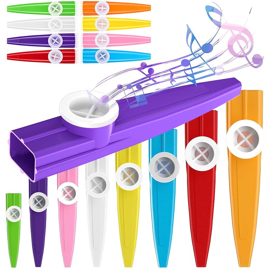 9pcs 11.5cm Plastic Kazoo Anci - Musical Instrument Ancient บทวิจารณ์และราคา