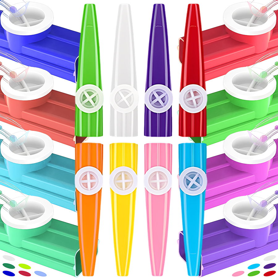9pcs 11.5cm Plastic Kazoo Anci - Musical Instrument Ancient บทวิจารณ์และราคา