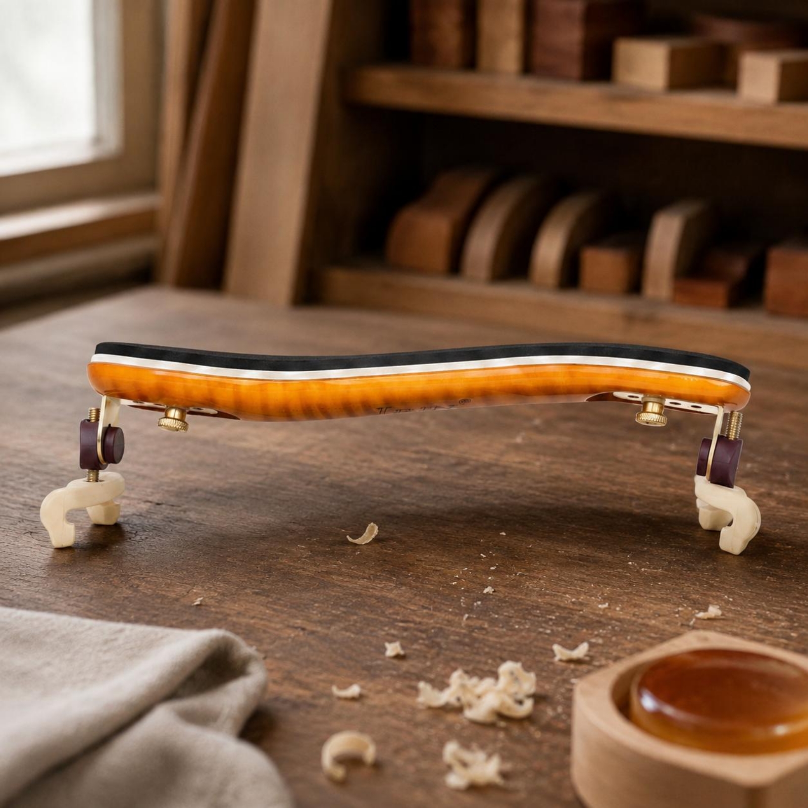 4/4 Violin Shoulder Rest Long- - Violin Musical Instrument บทวิจารณ์และราคา