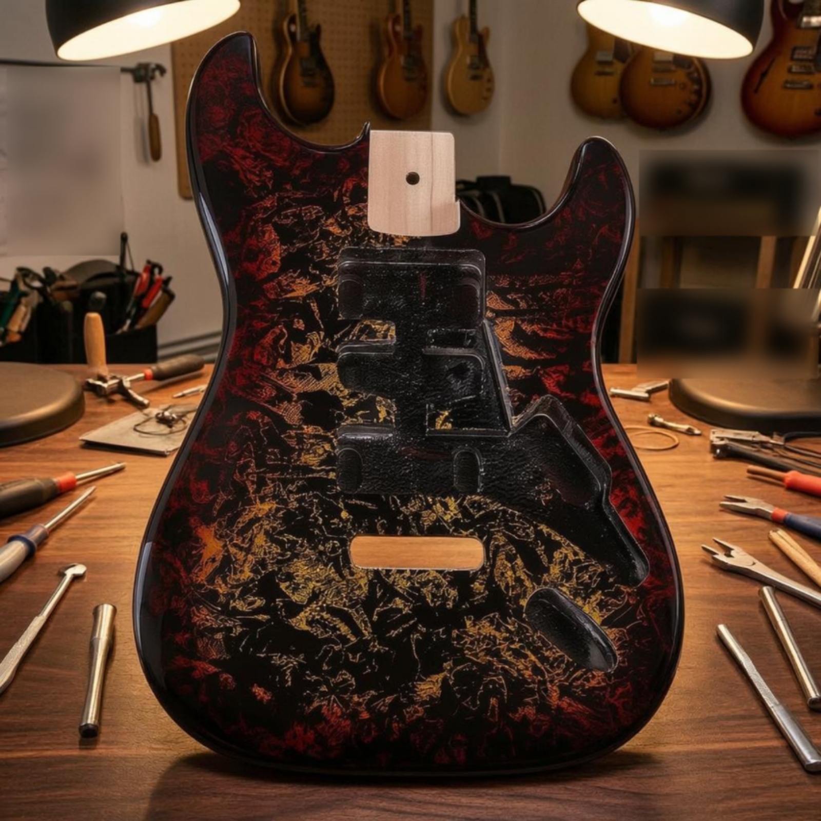 Electric Guitar Body Tremolo R - Musical Instrument For Beginners บทวิจารณ์และราคา