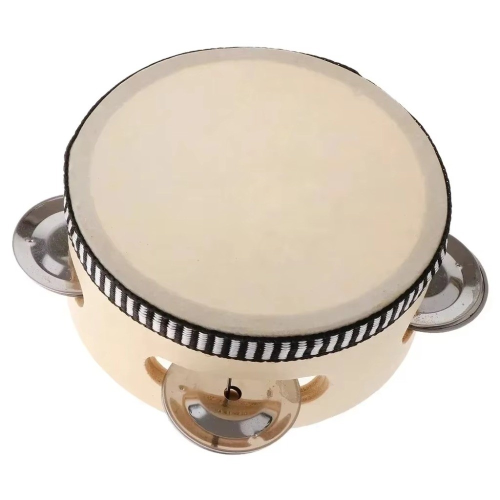 4/6/8/10 Inch Hand Held Drum W - Musical Instrument Kids บทวิจารณ์และราคา