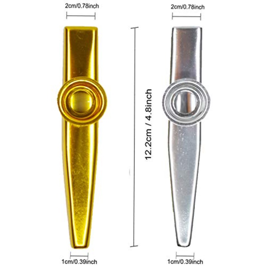 26Pcs Metal Kazoos With 20Pcs  - Violin Musical Instrument บทวิจารณ์และราคา