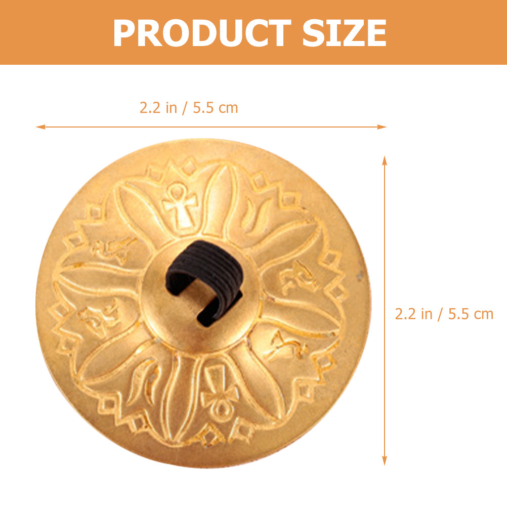 1Pair Finger Cymbals Copper Sm - Musical Instrument Kids บทวิจารณ์และราคา